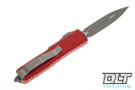 Microtech 232-10APRD UTX-85 D/E - Red Handle - Apocalyptic Blade