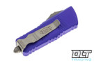 Microtech 238-10APPU Mini Troodon D/E - Purple Handle - Apocalyptic Blade