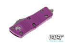 Microtech 238-10APVI Mini Troodon D/E - Violet Handle - Apocalyptic Blade