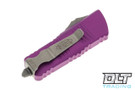 Microtech 238-10APVI Mini Troodon D/E - Violet Handle - Apocalyptic Blade