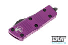 Microtech 238-1VI Mini Troodon D/E - Violet Handle - Black Blade Microtech 238-1VI Mini Troodon D/E - Violet Handle - Black Blade