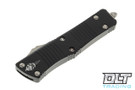 Microtech 619-10S Troodon Hellhound - Black Handle - Stonewashed Blade - Signature Series