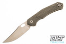 GiantMouse ACE Jutland - Green Canvas Micarta