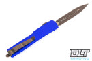 Microtech 147-13APPU UTX-70 D/E - Purple Handle - Bronze Apocalyptic Blade