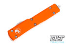 Microtech 148-10OR UTX-70 S/E - Orange Handle - Stonewashed Blade