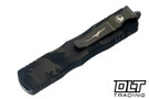 Microtech 225-3OCS Dirac D/E - Olive Camo Handle - Olive Camo Blade - Signature Series