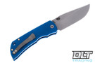McNees PM Mac 2 3.5" Auto - Blue Anodized Aluminum - MagnaCut Blade