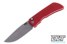 McNees PM Mac 2 3.5" Auto - Red Anodized Alunium - MagnaCut Blade