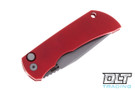 McNees PM Mac 2 3.5" Auto - Red Anodized Alunium - MagnaCut Blade