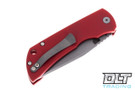 McNees PM Mac 2 3.5" Auto - Red Anodized Alunium - MagnaCut Blade