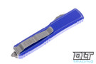 Microtech 122-10DPU Ultratech D/E - Distressed Purple Handle - Stonewashed Blade
