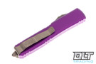 Microtech 122-13APVI Ultratech D/E - Violet Handle - Bronze Apocalyptic Blade