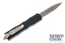 Microtech 227-13 Dirac Delta D/E - Black Handle - Bronze Blade