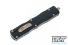 Microtech 227-13 Dirac Delta D/E - Black Handle - Bronze Blade Microtech 227-13 Dirac Delta D/E - Black Handle - Bronze Blade
