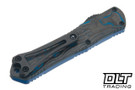 Heretic Manticore S with blue camo carbon fiber.