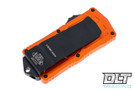 Microtech 157-3OR Exocet D/E - Orange Handle - Black Blade
