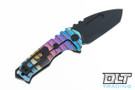 Medford Praetorian Genesis T - Tanto - PVD S35VN - Rainbow Fade Bark - PVD Hardware & Clip #2