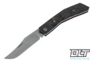 Jack Wolf Cyborg Jack - Orange Dark Matter Fat Carbon - Blackwashed Bolster - Blasted Hardware - Blasted & Stonewashed Blade