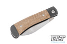 Jack Wolf Knives Venom Jack - Natural Canvas Micarta