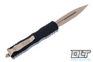 Microtech 225-13 Dirac D/E - Black Handle - Bronze Blade
