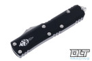 Microtech 234-10TBC Tactical Beard Comb - Black Handle - Stonewashed Blade