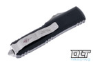 Microtech 234-10TBC Tactical Beard Comb - Black Handle - Stonewashed Blade