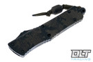 Microtech 142-3FROCGS Combat Troodon D/E - OD Green Camo Handle - OD Green Camo Blade - Signature Series