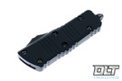 Microtech 238-16S Mini Troodon D/E - Black Handle - Damascus Blade - Signature Series