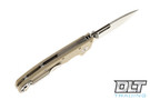 Demko MG AD20S Elmax - Slotted Drop Point - Tan G-10