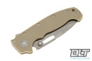 Demko MG AD20S Elmax - Slotted Drop Point - Tan G-10
