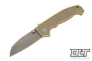 Demko MG AD20S S45VN - Shark Foot - Tan G-10