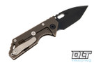 Strider .75 AR Tanto PVD S45VN - Flamed & Bronze Anodized Titanium