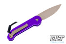 Microtech 135-13PU LUDT - Purple Handle - Bronze Blade