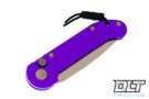 Microtech 135-13PU LUDT - Purple Handle - Bronze Blade