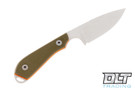 White River M1 Backpacker Pro - Green & Orange Textured G-10