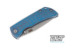 McNees PM MAC 2 3.5" - Frag - Blue & Bronze Atomic Titanium - Matte Stonewashed MagnaCut Blade