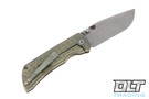 McNees PM MAC 2 3.5" - Green & Bronze Atomic Titanium - Matte Stonewashed MagnaCut Blade