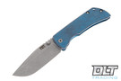 McNees PM MAC 2 3.5" - Blue & Bronze Atomic Titanium - Matte Stonewashed MagnaCut Blade