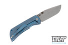 McNees PM MAC 2 3.5" - Blue & Bronze Atomic Titanium - Matte Stonewashed MagnaCut Blade