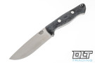 Bark River EXT-2 LT 3V Black Canvas Micarta - Matte