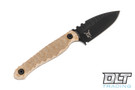 Wachtman Eddy 2 - Coyote Micarta - Stone Textured