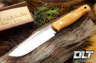 Bark River Ultra Lite Field Knife Osage Orange - Green Liners - Brass Pins #2