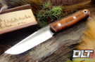 Bark River Ultra Lite Field Knife Dark Curly Maple - Black Liners #3