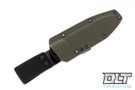 Sliwkosky Kephart - Green Canvas Micarta - Brown Liners