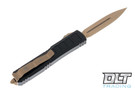 Microtech 122II-13S Ultratech D/E - Black Handle - Bronze Blade - Signature Series