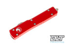 Microtech 149-10RD UTX-70 T/E - Red Handle - Stonewashed Blade