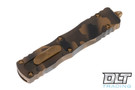 Microtech 225-1CCS Dirac D/E - Coyote Camo Handle - Coyote Camo Blade - Signature Series