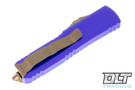 Microtech 232-13PU UTX-85 D/E - Purple Handle - Bronze Blade