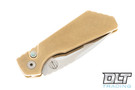 Pro-Tech Custom Strider PT+ - Bronze Handle - Compound Grind Pro-Tech Custom Strider PT+ - Bronze Handle - Compound Grind