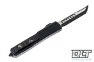 Microtech 119-1TS Ultratech Hellhound - Black Handle - Black Blade